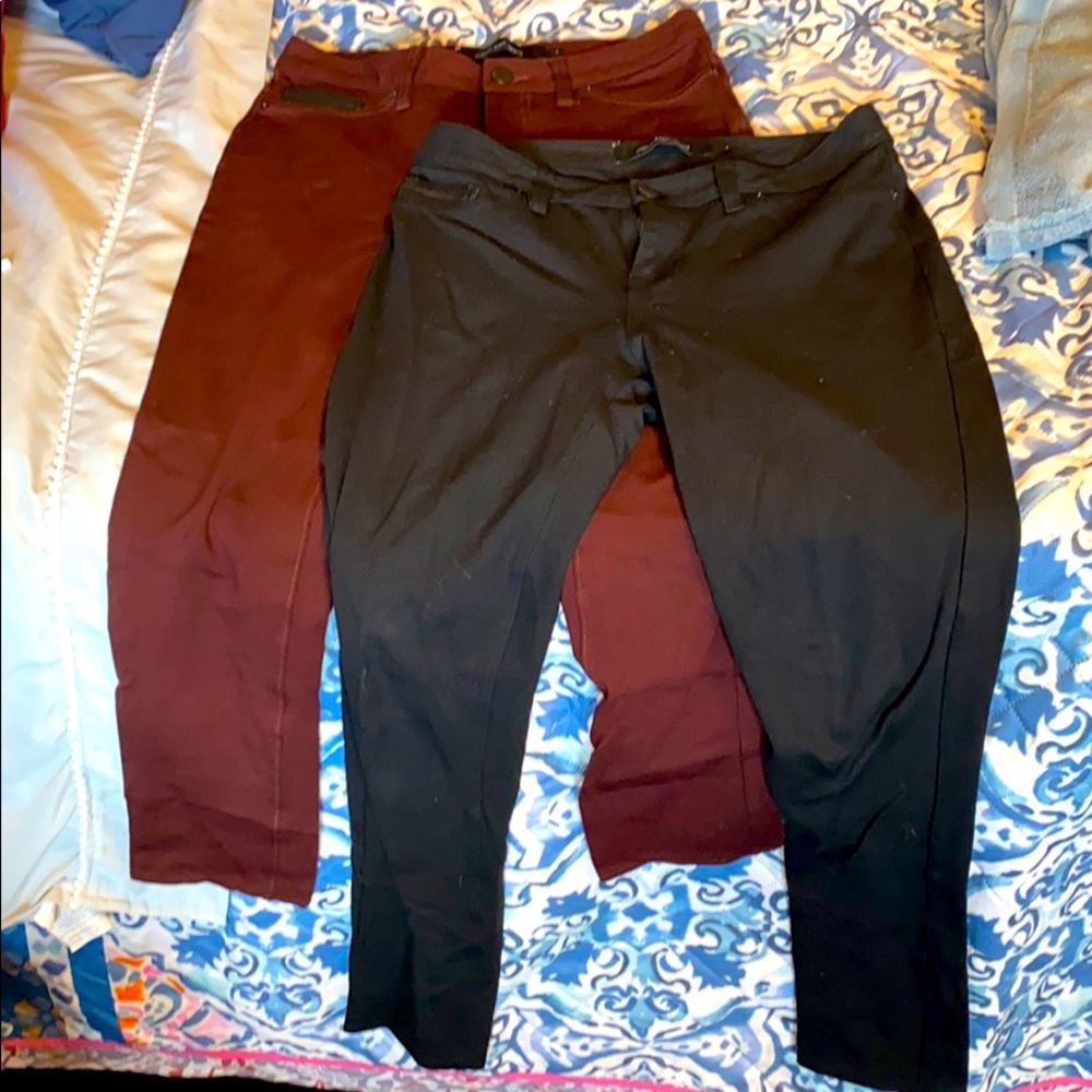 (2) Calvin Klein Straight Leg Pants (size 4)